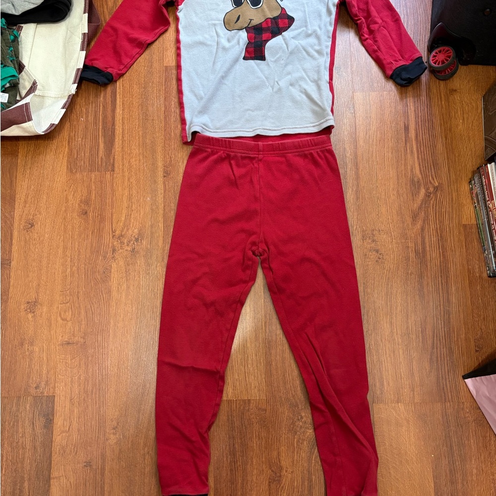 Kirkland Signature Kids Pajama Set - Red and Gray